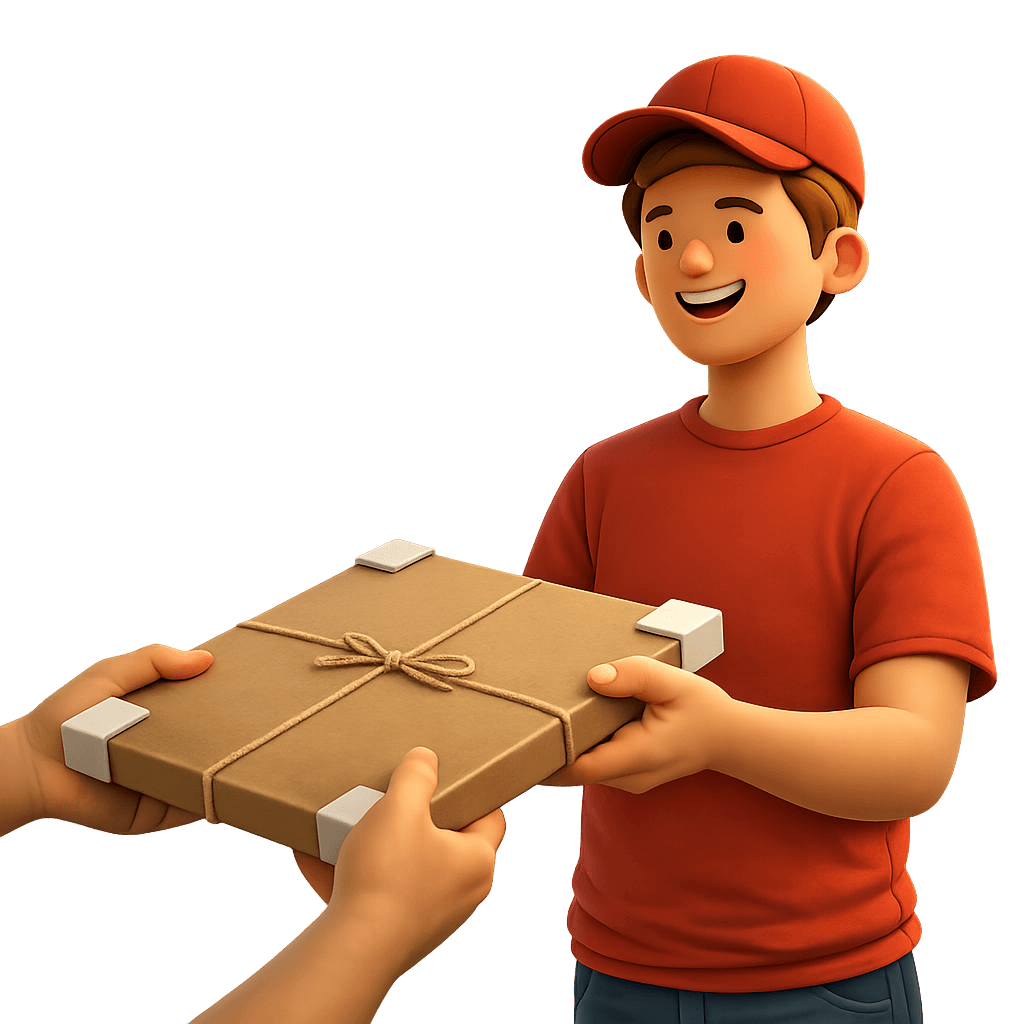 Step 3 - Receive artwork